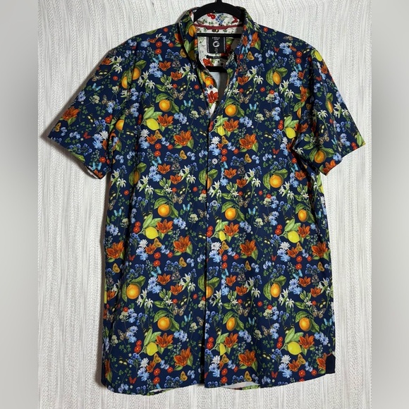 Fried Denim Other - Colorful Floral Men's Casual Shirt